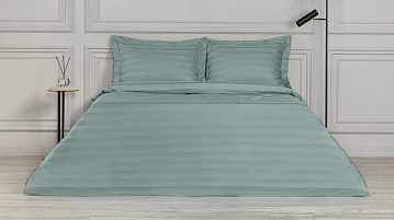 Комплект постельного белья без простыни Stripe 2.0 Мята