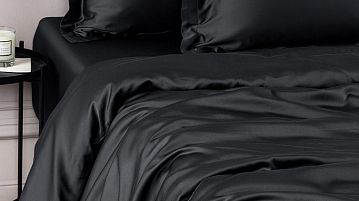 Комплект постельного белья без простыни Tencel Limited Black