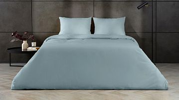 Комплект постельного белья без простыни Comfort Cotton Серо-голубой